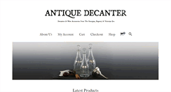 Desktop Screenshot of antiquedecanter.com