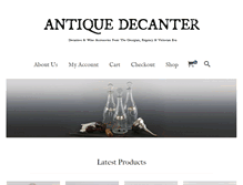 Tablet Screenshot of antiquedecanter.com